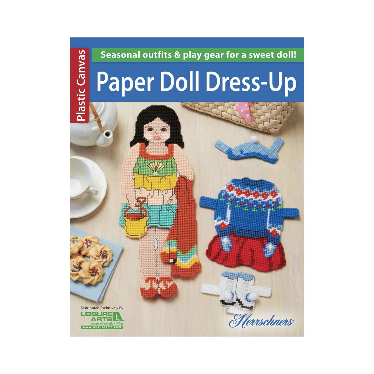 Leisure Arts Plastic Canvas Paper Doll Dress Up Plastic Canvas Cross Stitch Book, Books And Patterns, Patterns, Books, Crafts